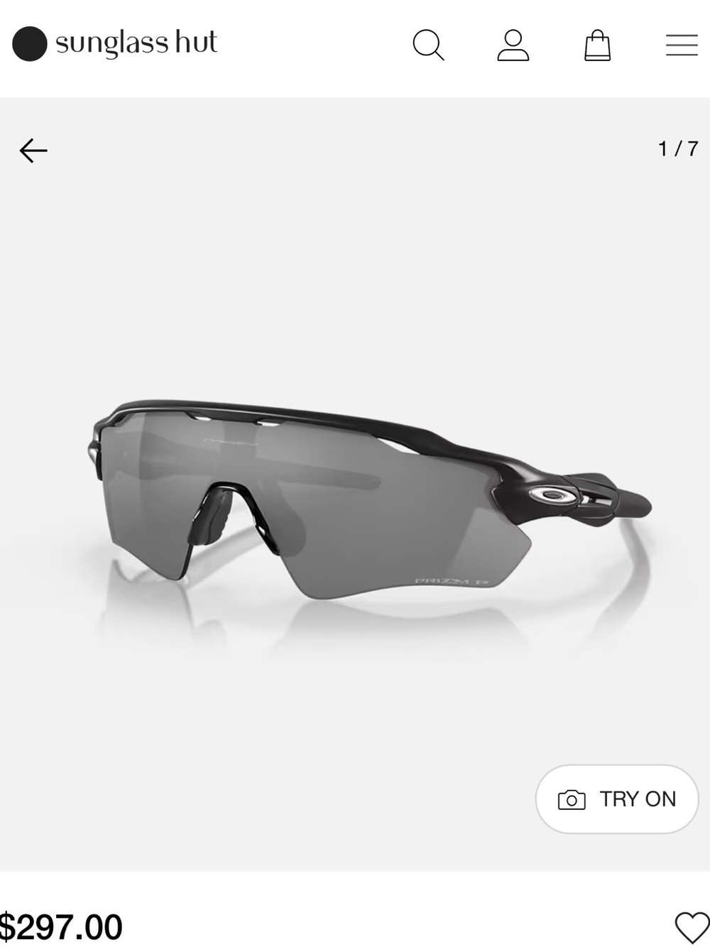 Oakley Black Sunglasses with Grey Lenses